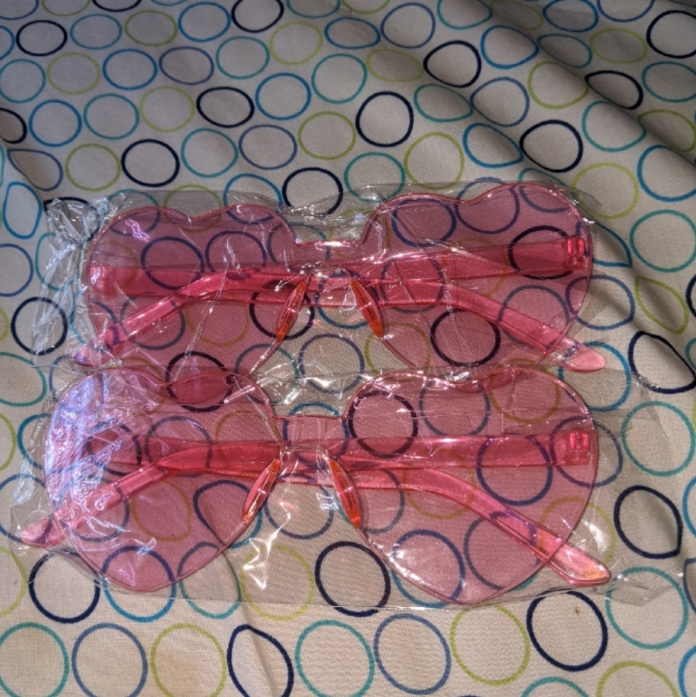 Heart shaped glasses